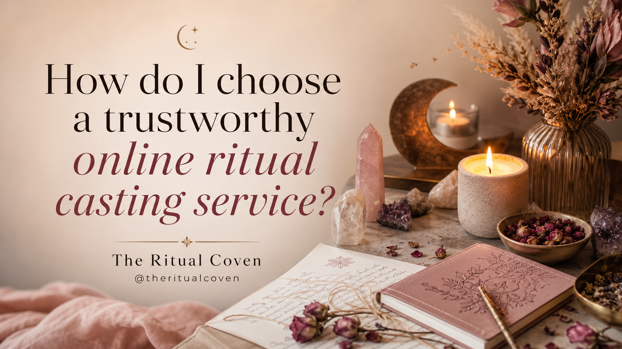 How do I choose a trustworthy online ritual casting service?