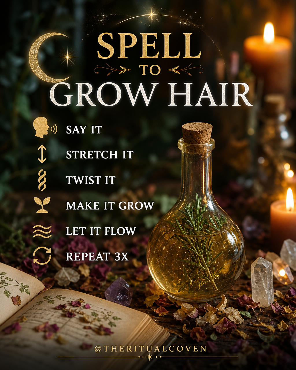 Spell to grow hair