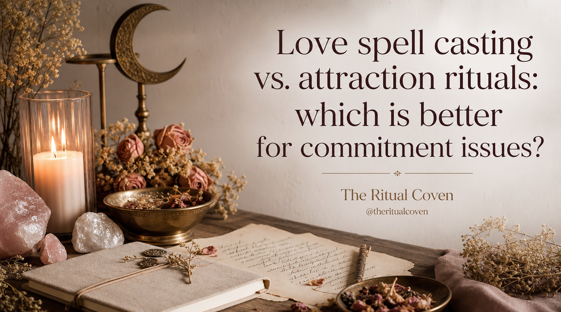 Love spell casting vs. attraction rituals: which is better for commitment issues?