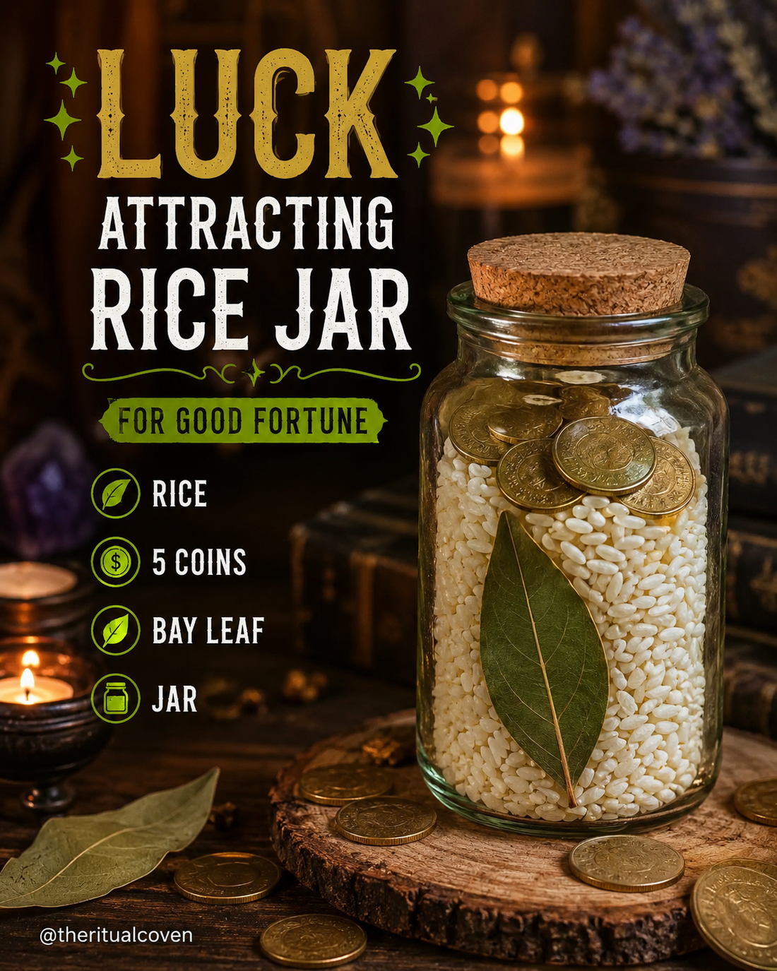 Luck Attracting spell jar