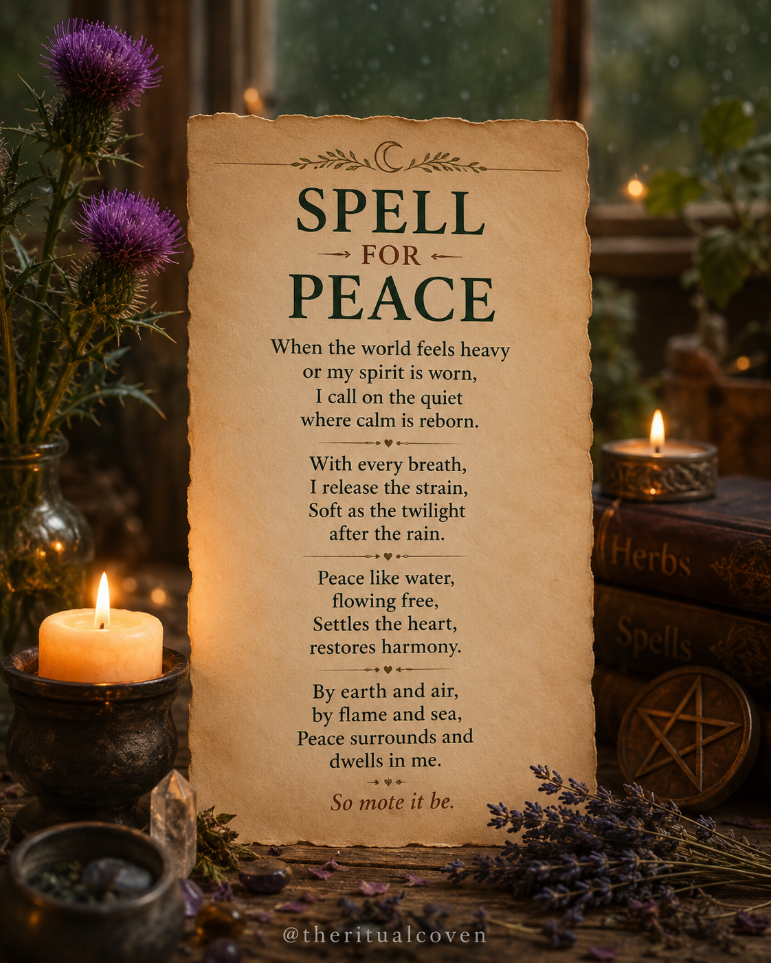 Spell for peace