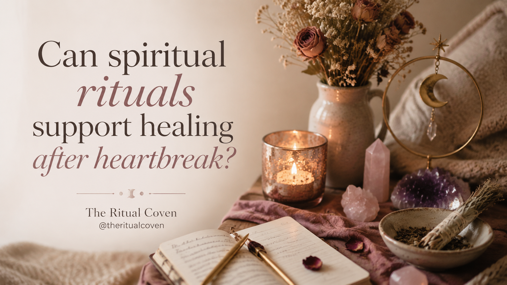 Can spiritual rituals support healing after heartbreak?