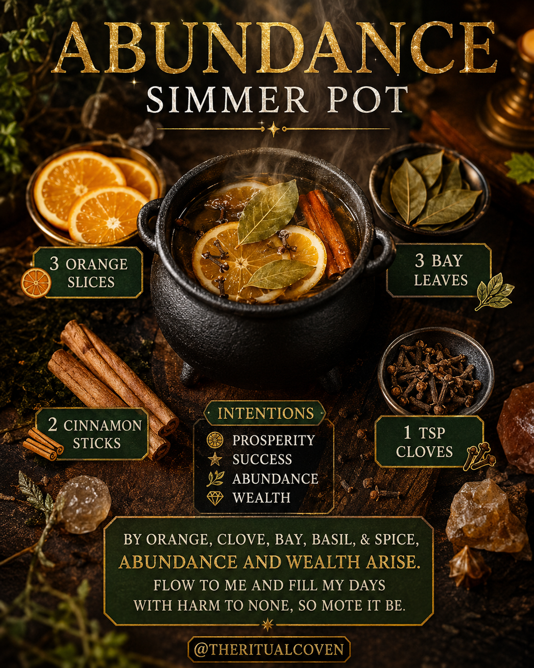 Abundance simmer pot
