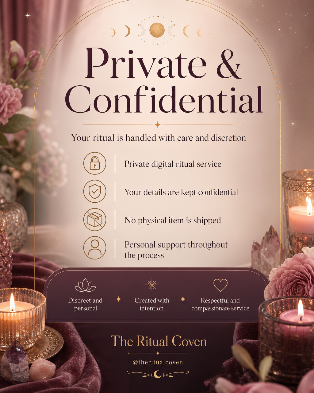 Powerful Hair Growth Ritual private and confidential ritual service image