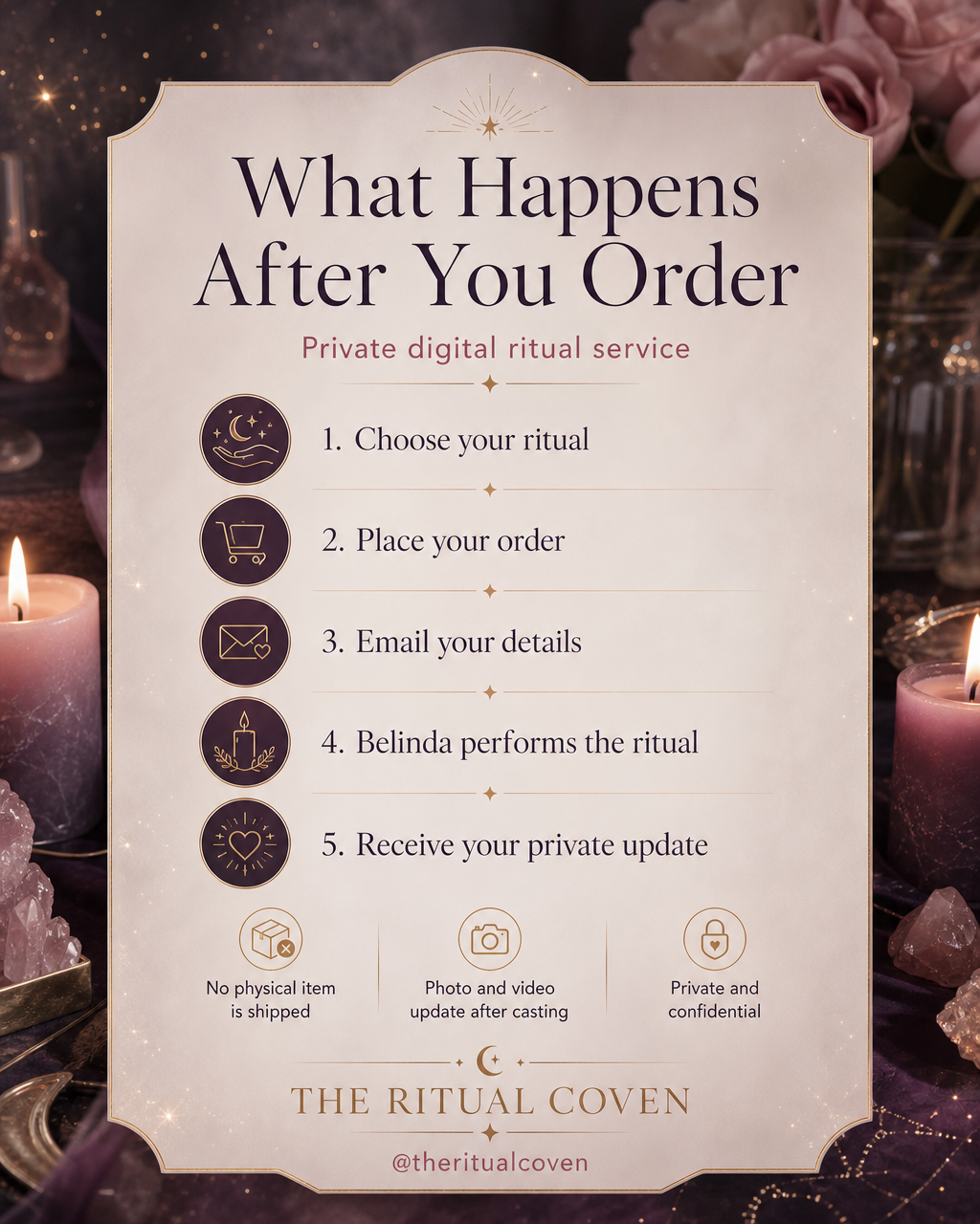 Better Sleep Energy Boost Ritual what happens after you order ritual service image