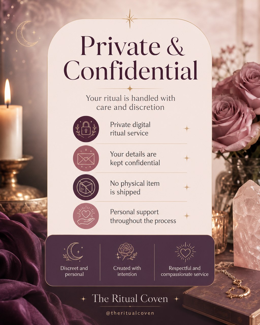 Rental/Lease Approval Ritual private and confidential ritual service image