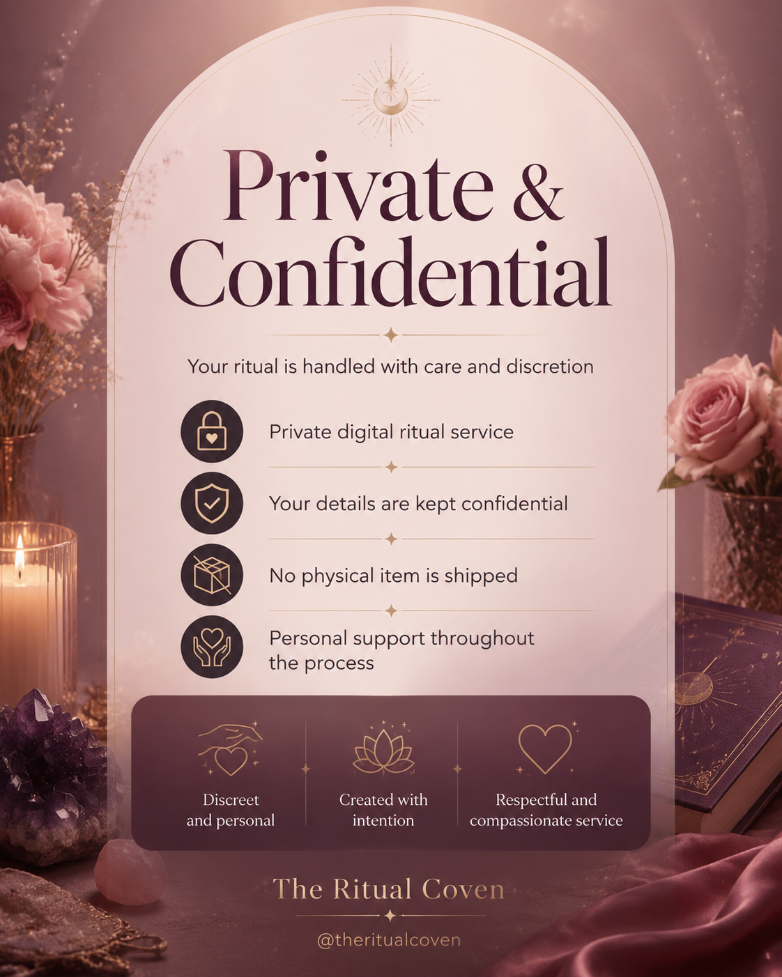 Loan/Grant/Scholarship Approval Ritual private and confidential ritual service image