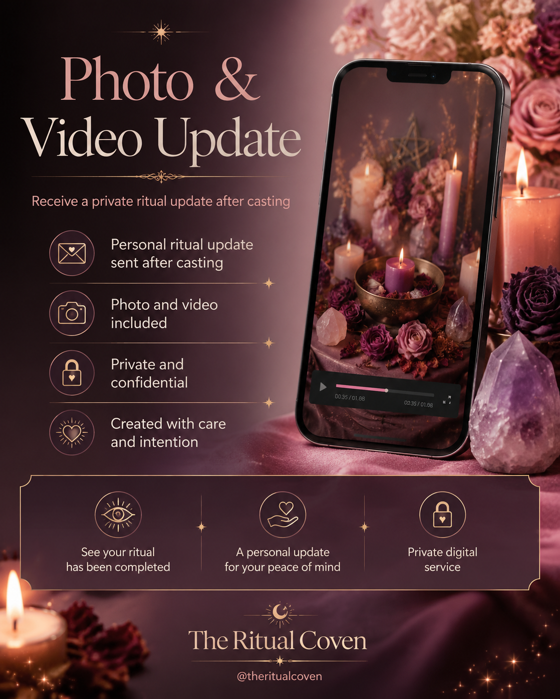 Gossip Freeze & Defamation Shield Ritual photo and video ritual update image