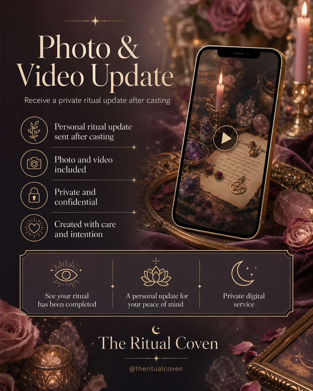Past Life Healing & Karmic Debt Clearing Ritual photo and video ritual update image