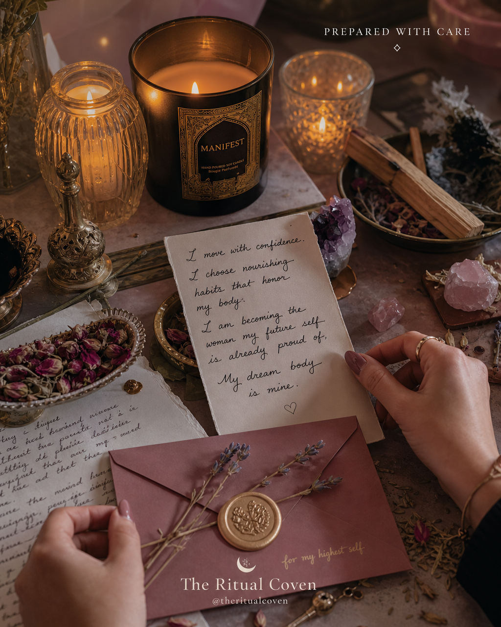 Dream Body Motivation Ritual realistic ritual scene by The Ritual Coven
