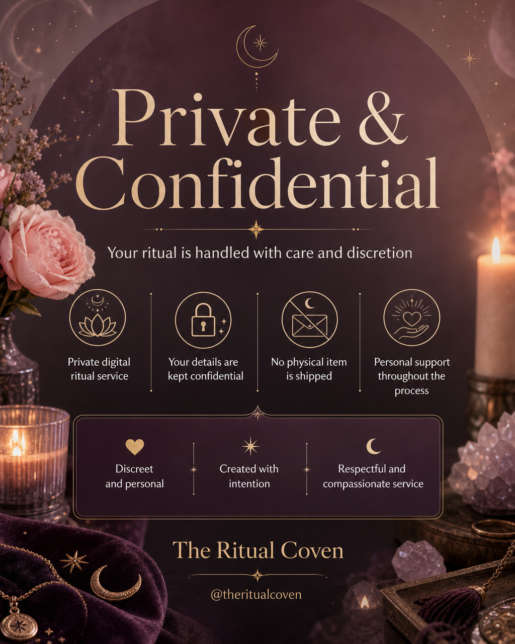 Master Any Skill Ritual private and confidential ritual service image