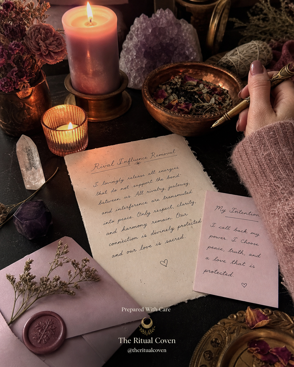 Rival Influence Removal Ritual realistic ritual scene by The Ritual Coven