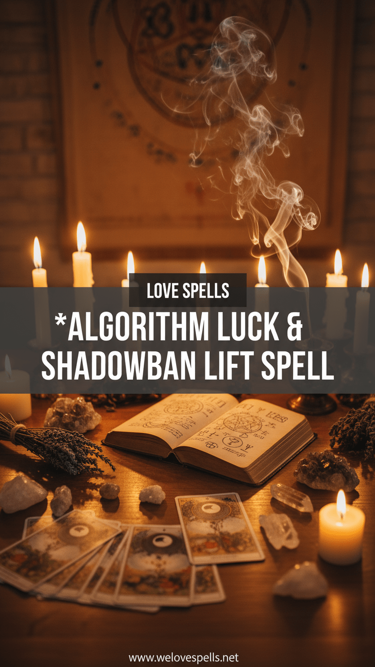 Algorithm Luck & Shadowban Lift Ritual - Ritual Coven