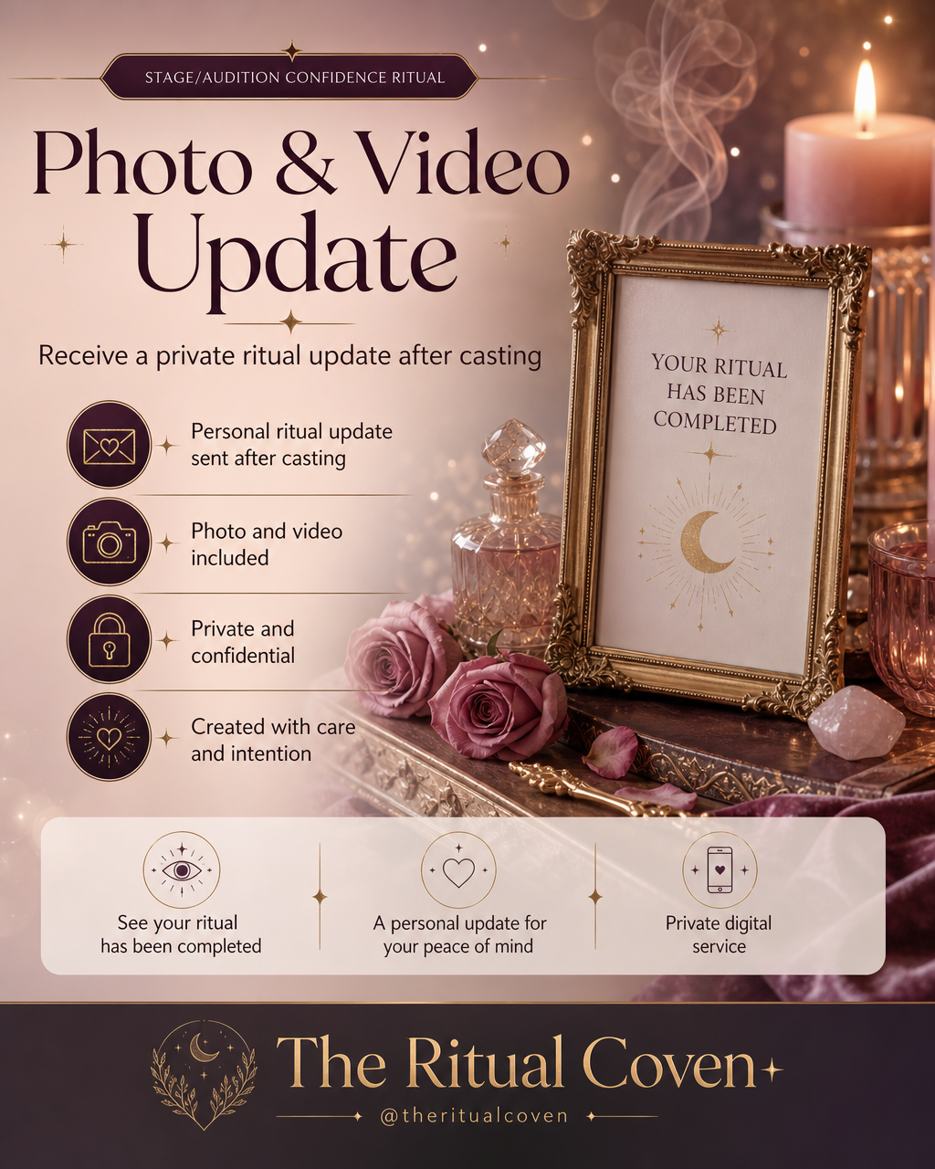 Stage/Audition Confidence Ritual photo and video ritual update image