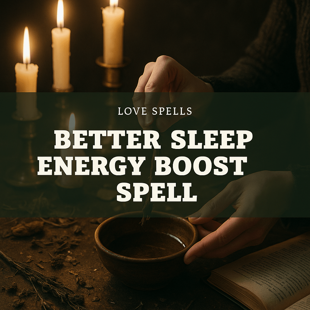 Better Sleep Energy Boost Ritual - Ritual Coven