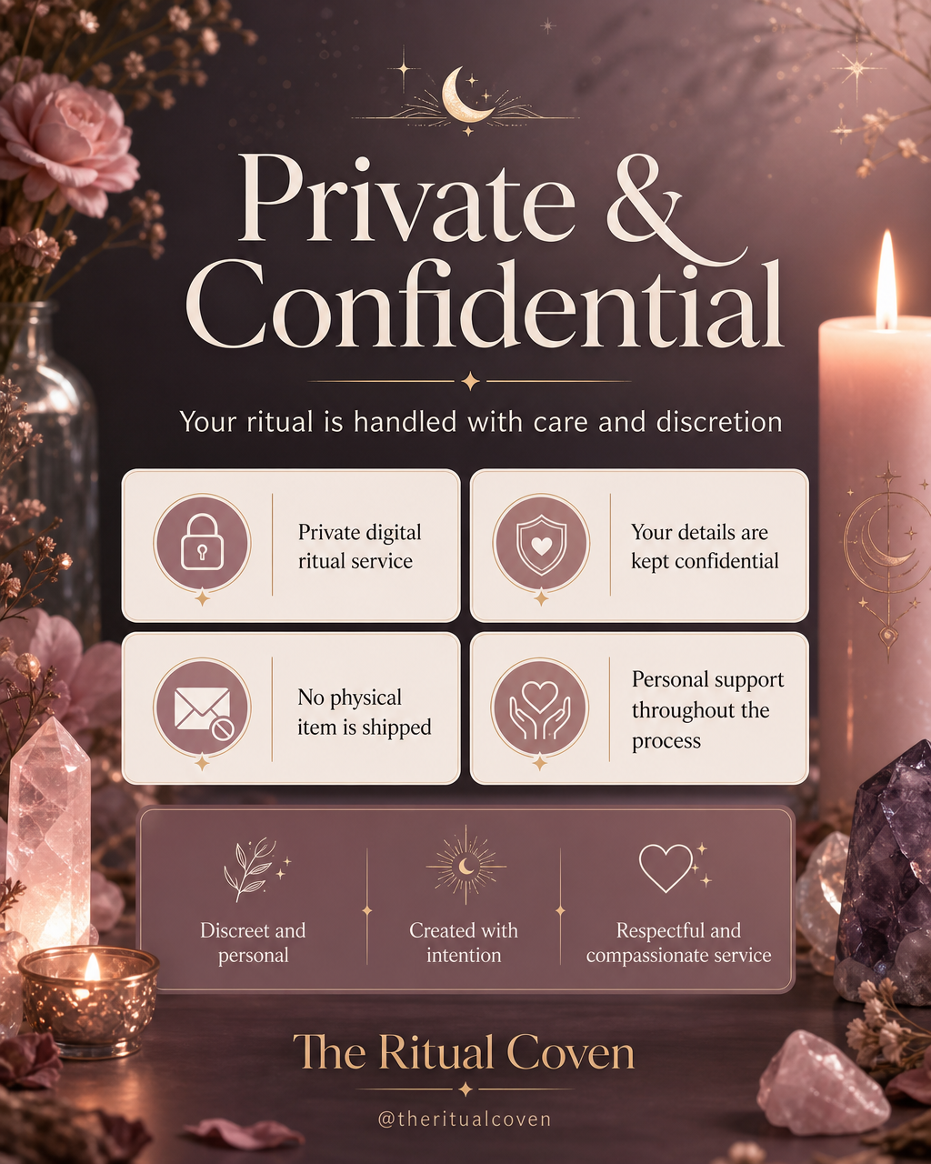 Better Sleep Energy Boost Ritual private and confidential ritual service image