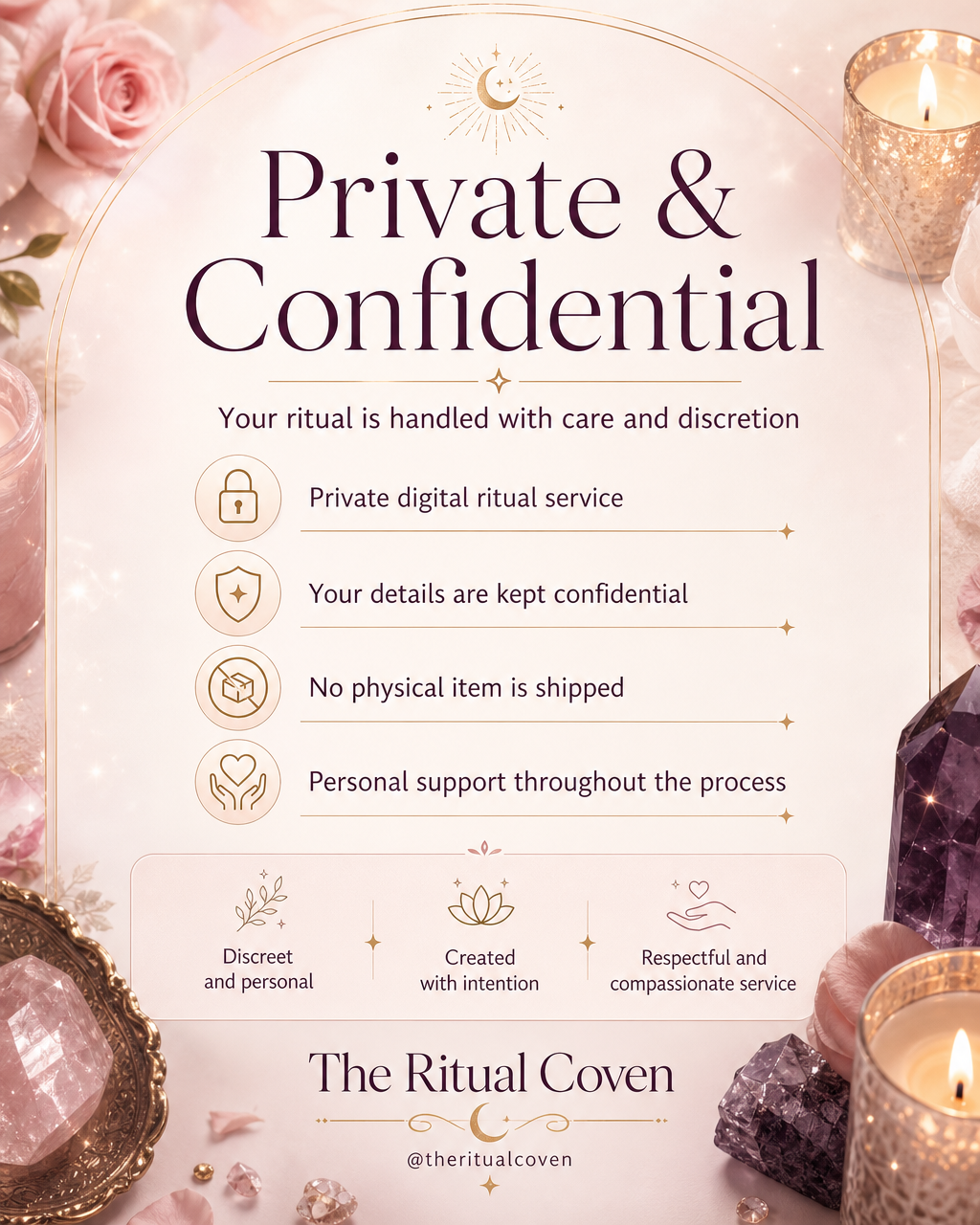 Truth Reveal in Love Ritual private and confidential ritual service image
