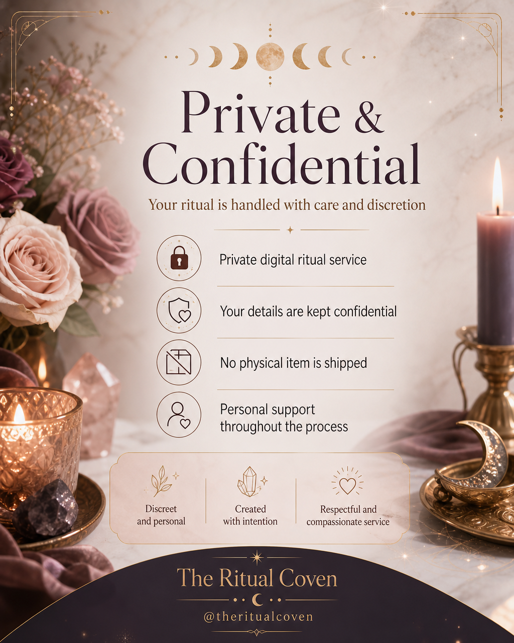 Co-Parenting Peace & Cooperation Ritual private and confidential ritual service image
