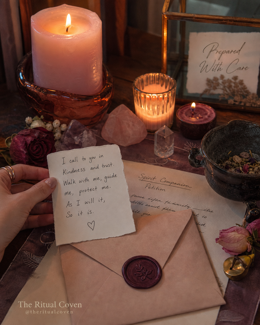 Get a Spirit Companion Ritual realistic ritual scene by The Ritual Coven