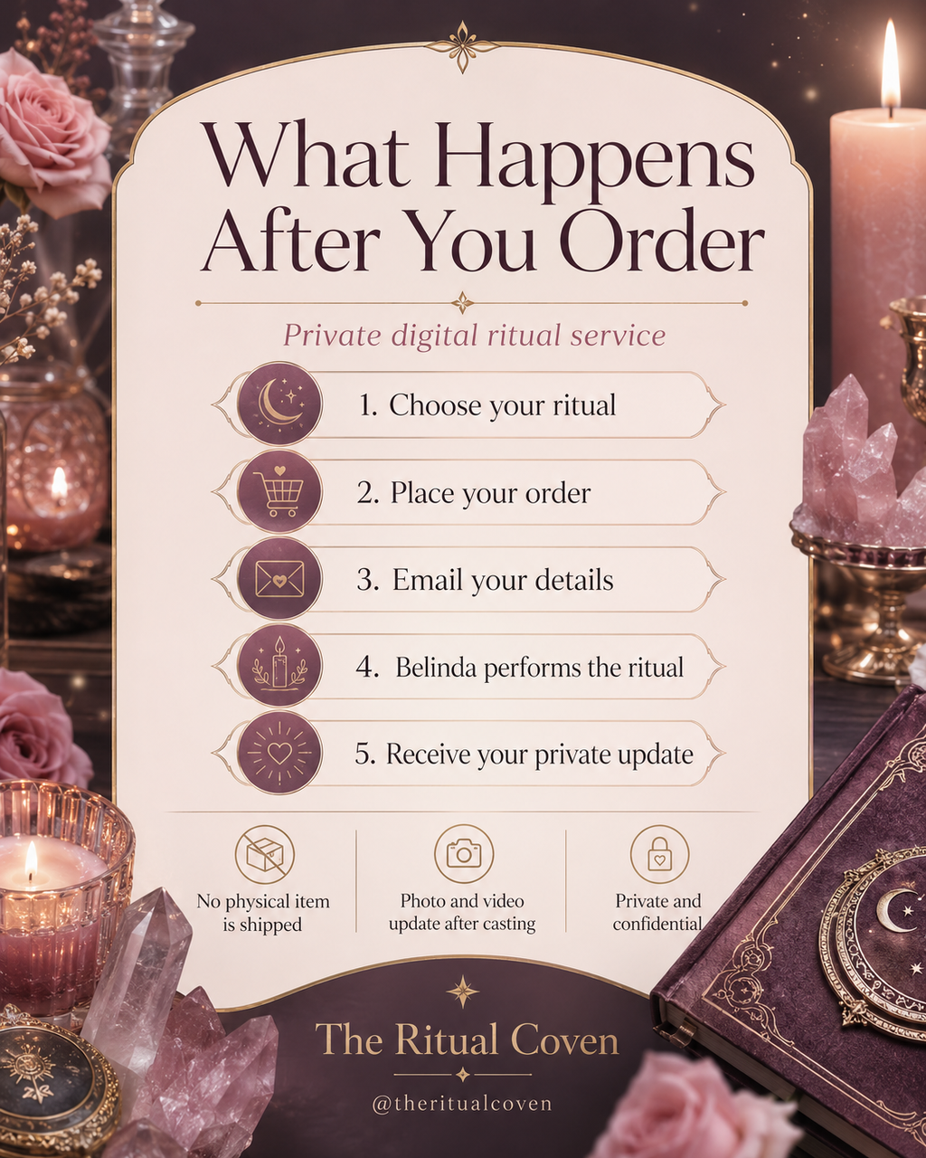 Increase Popularity Win Friends Ritual what happens after you order ritual service image