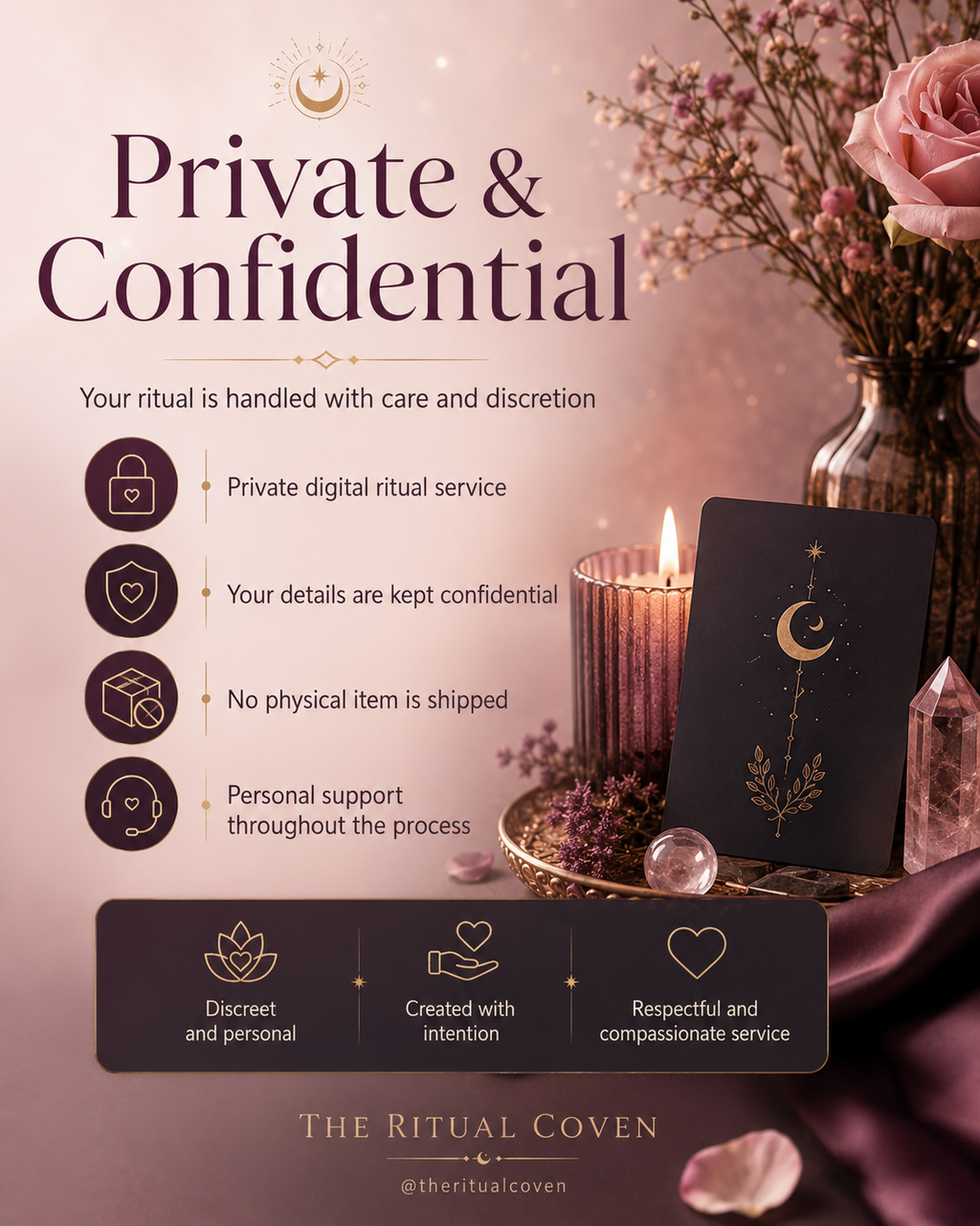Super Strength Love Ritual private and confidential ritual service image