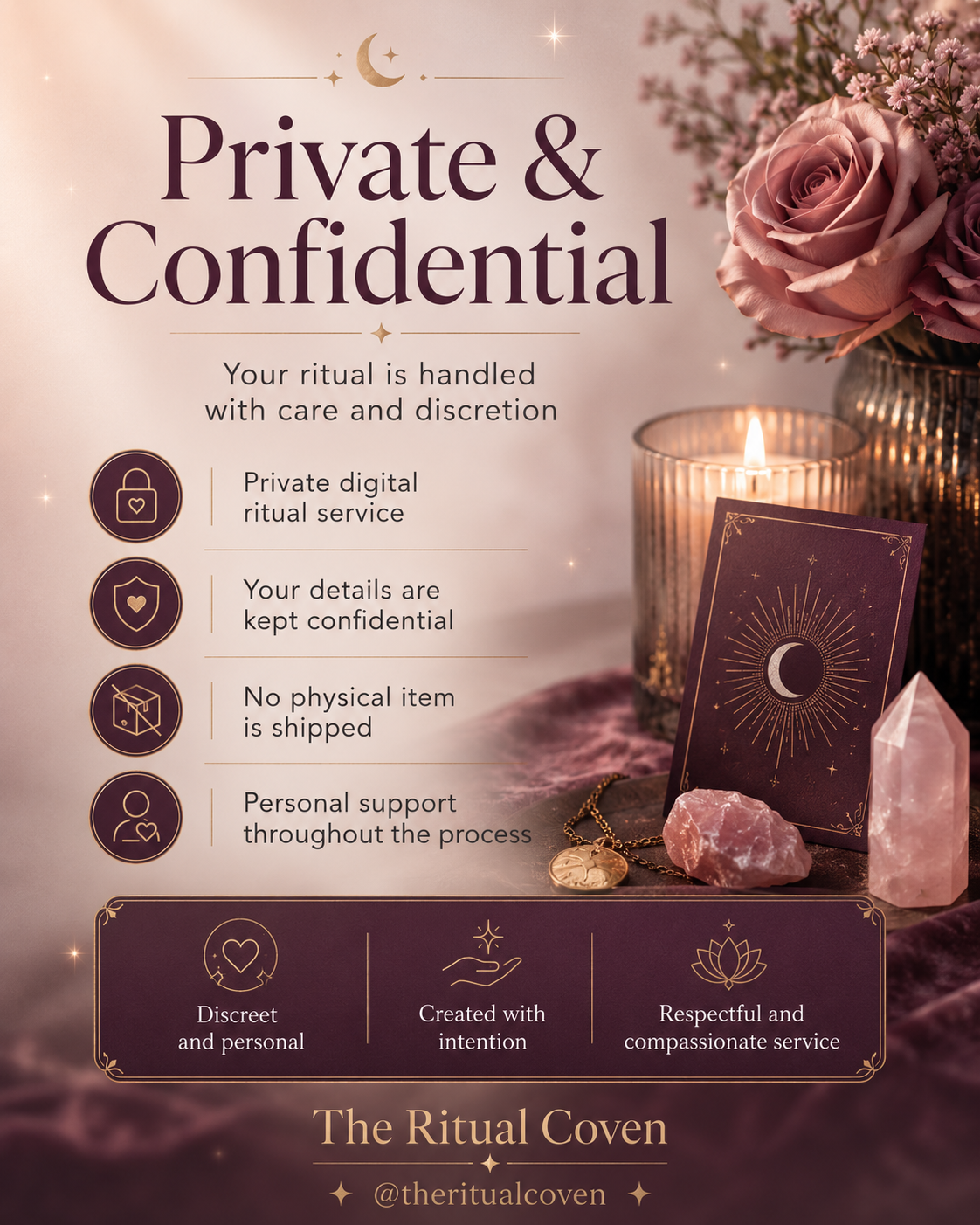 Call Me Now Ritual private and confidential ritual service image