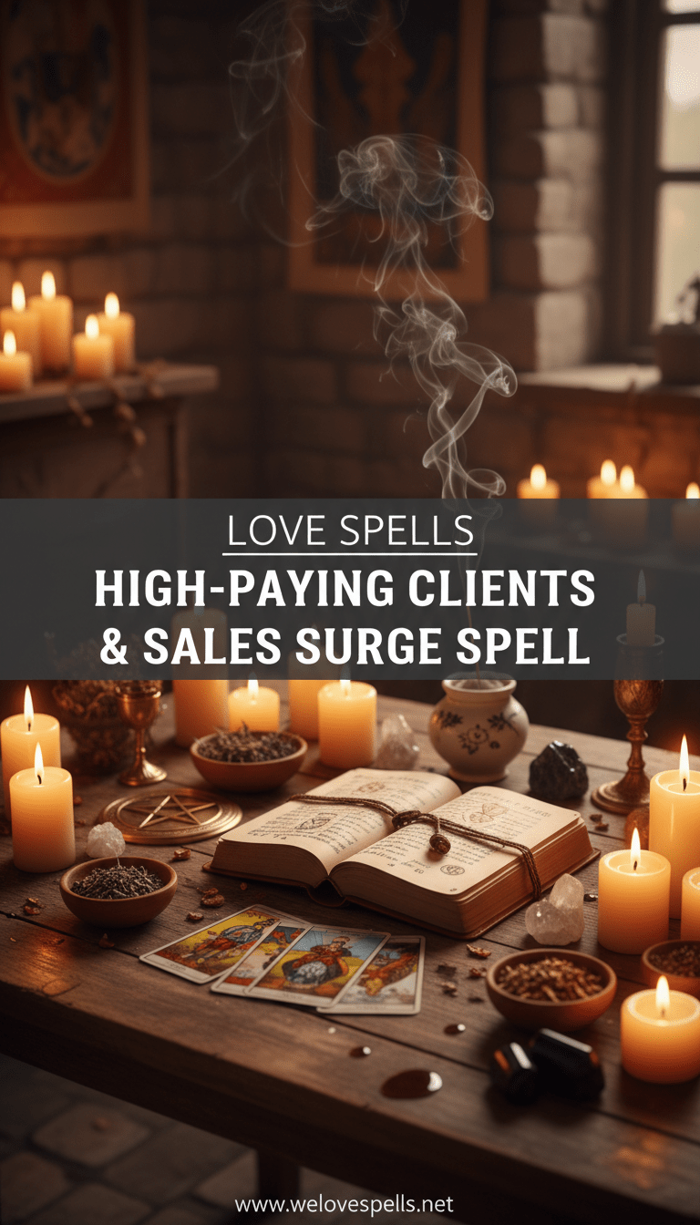 High - Paying Clients & Sales Surge Ritual - Ritual Coven