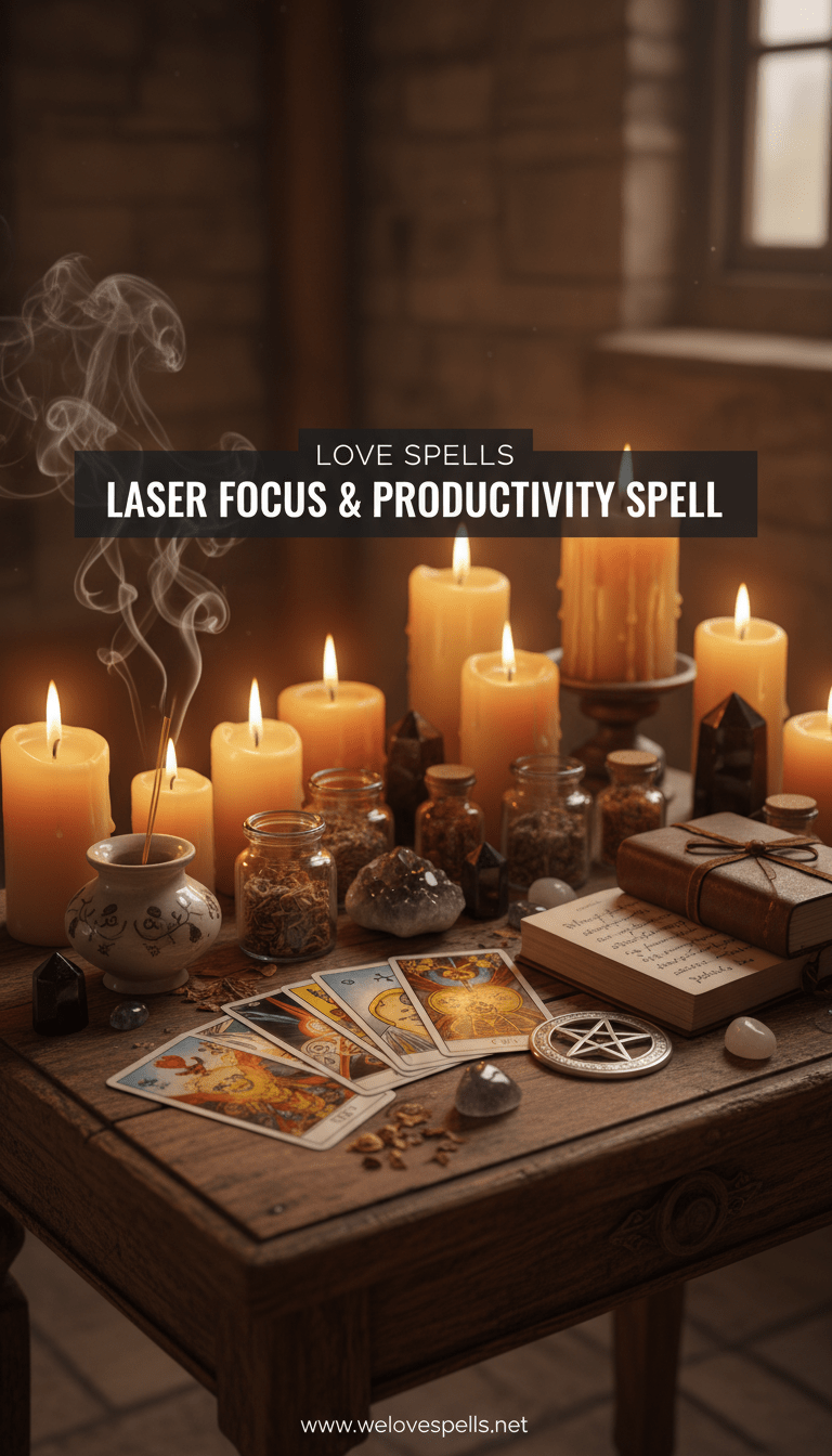 Laser Focus & Productivity Ritual - Ritual Coven