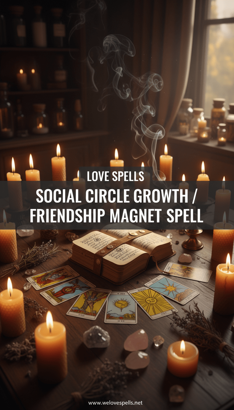 Social Circle Growth / Friendship Magnet Ritual - Ritual Coven